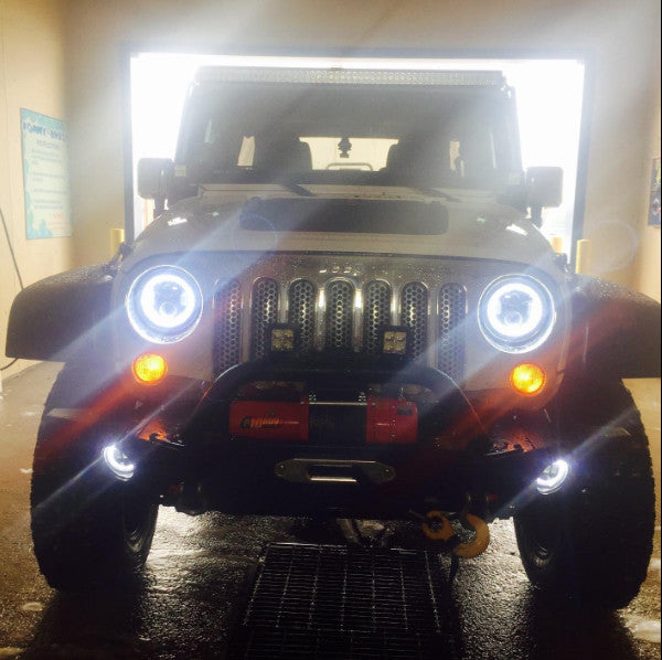 The NEW design and brightest Jeep wrangler led lights for 2020