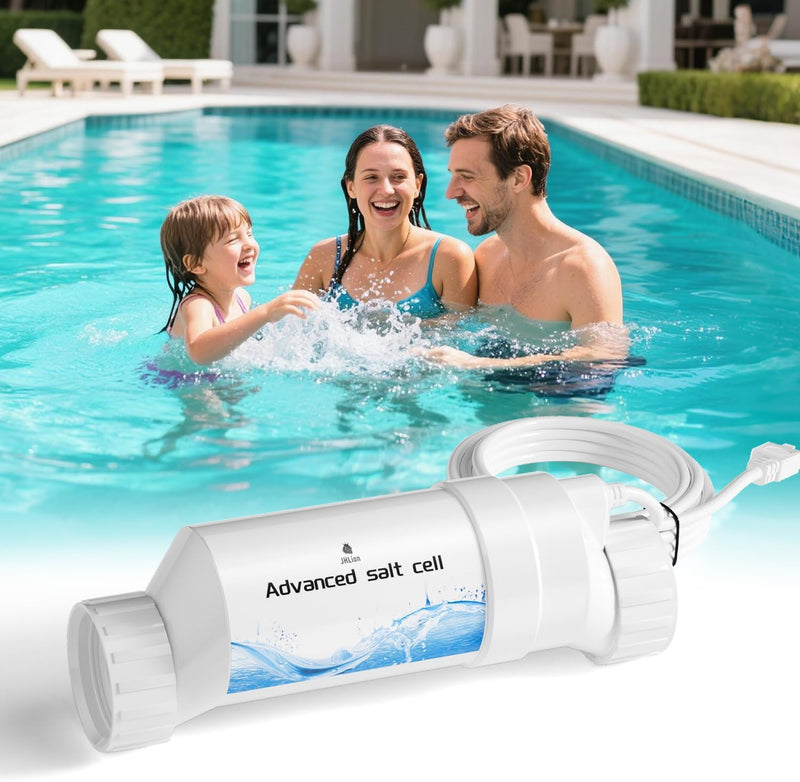 Salt Cell, Up to 40,000 Gallons Swimming Pool Salt Chlorine Generator, Salt Cell for Pool, Fits for Hayward W3T-CELL-15 BLW1T15H, Tcell15, Salt Cell T-15, T-Cell-15