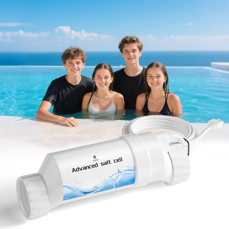 Salt Cell, Up to 40,000 Gallons Swimming Pool Salt Chlorine Generator, Salt Cell for Pool, Fits for Hayward W3T-CELL-15 BLW1T15H, Tcell15, Salt Cell T-15, T-Cell-15