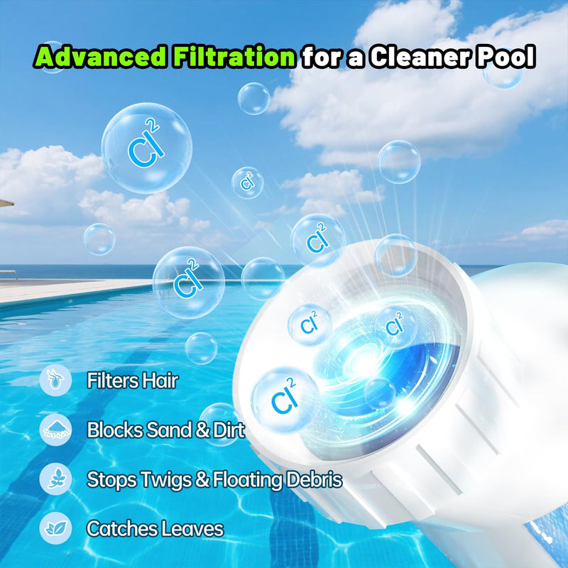 Salt Cell, Up to 40,000 Gallons Swimming Pool Salt Chlorine Generator, Salt Cell for Pool, Fits for Hayward W3T-CELL-15 BLW1T15H, Tcell15, Salt Cell T-15, T-Cell-15