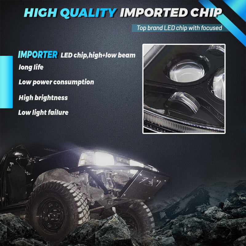 5x7 LED Headlight,JHLion Anti-glare H6054 5x7 7x6 Led Headlights,180W 5x7 LED Headlight,JHLion Anti-glare H6054 5x7 7x6 Led Headlights,180W