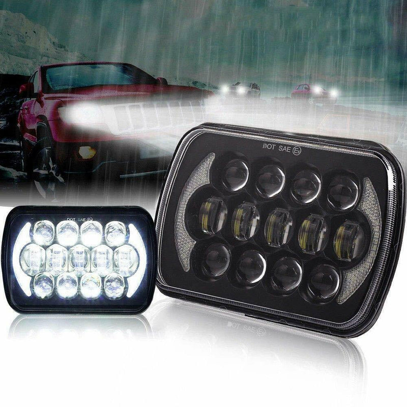 Auto Koplamp Headlights 7x6'' 5x7 inch LED-koplamp E9 vierkante Hi-Lo Auto Koplamp Headlights 7x6'' 5x7 inch LED-koplamp E9 vierkante Hi-Lo