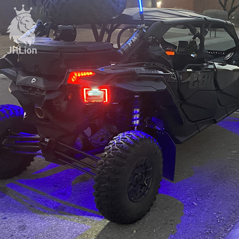 4pcs Remote Control RGB LED Rock Lights Pod Kit for Jeep Truck UTV ATV